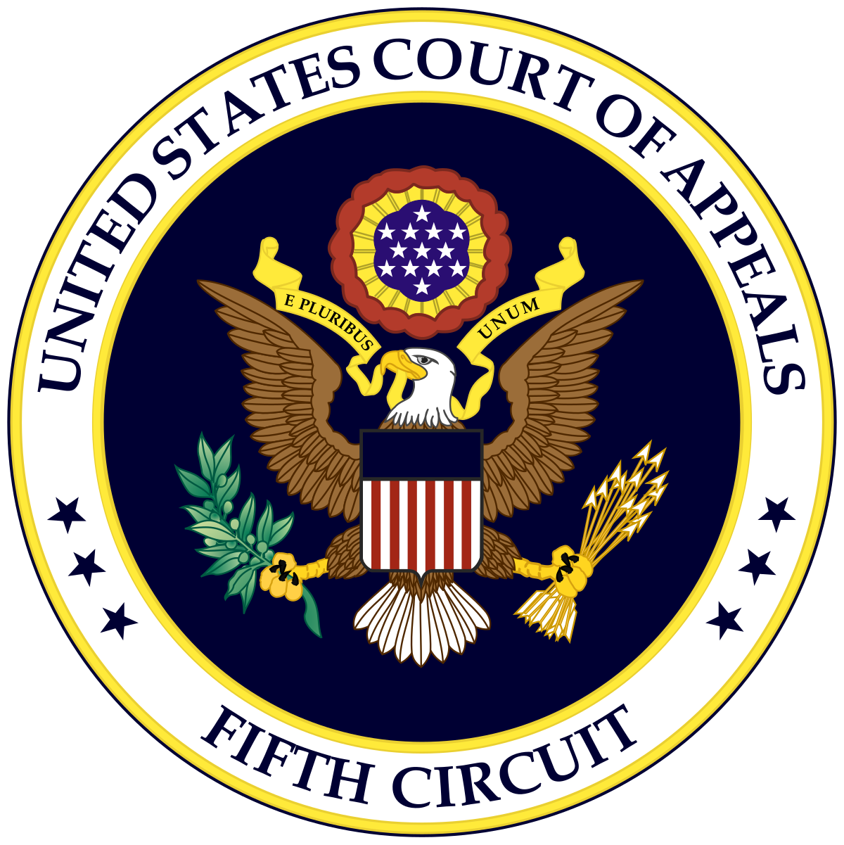 https://upload.wikimedia.org/wikipedia/commons/thumb/e/ef/Seal_of_the_United_States_Court_of_Appeals_for_the_Fifth_Circuit.svg/1200px-Seal_of_the_United_States_Court_of_Appeals_for_the_Fifth_Circuit.svg.png